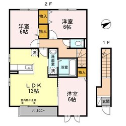 メゾンフォレストの物件間取画像